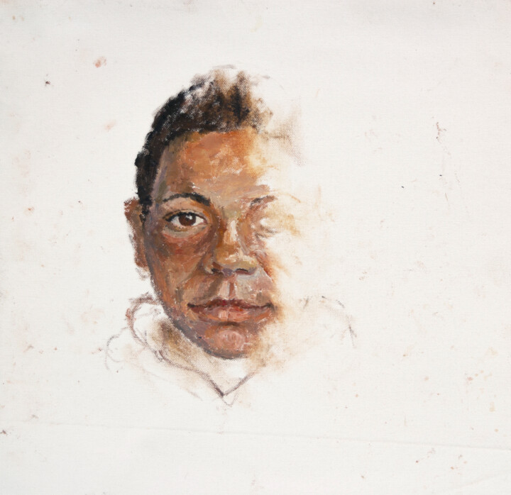 Painting titled "Letitia" by Fleur Elise Noble, Original Artwork, Oil