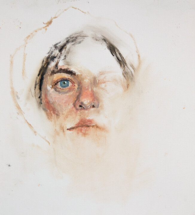 Painting titled "Nat" by Fleur Elise Noble, Original Artwork, Oil