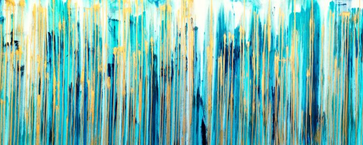 Painting titled "The Emotional Creat…" by Carla Sá Fernandes, Original Artwork, Acrylic Mounted on Wood Stretcher frame