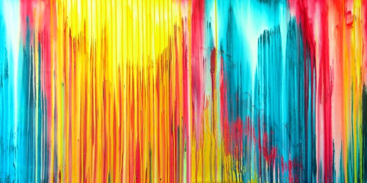 Painting titled "The Emotinal Creati…" by Carla Sá Fernandes, Original Artwork, Acrylic Mounted on Wood Stretcher frame
