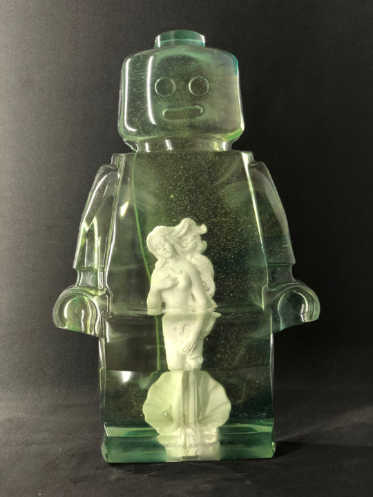 ROBOCLUSION N°64 vénus 雕塑, 9.8x6.3 in