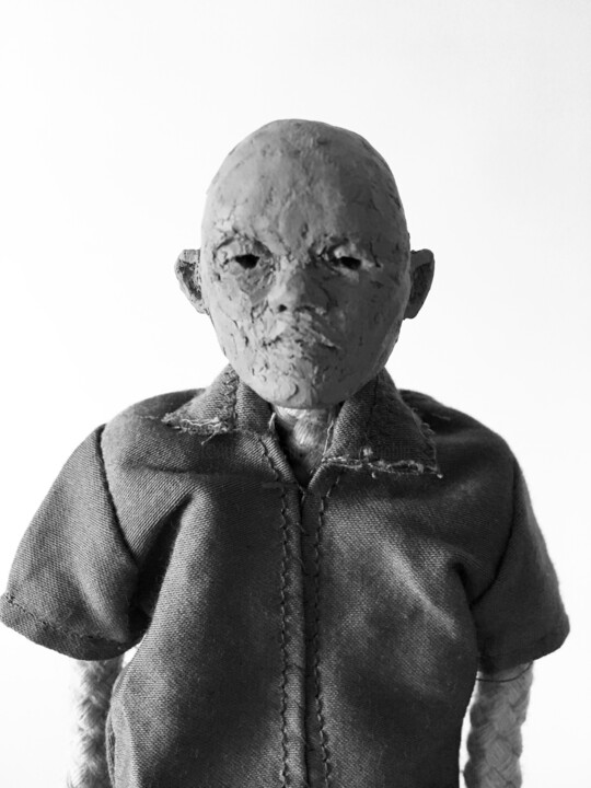 Sculpture titled "Performer 9" by Fleur Elise Noble, Original Artwork, Terra cotta