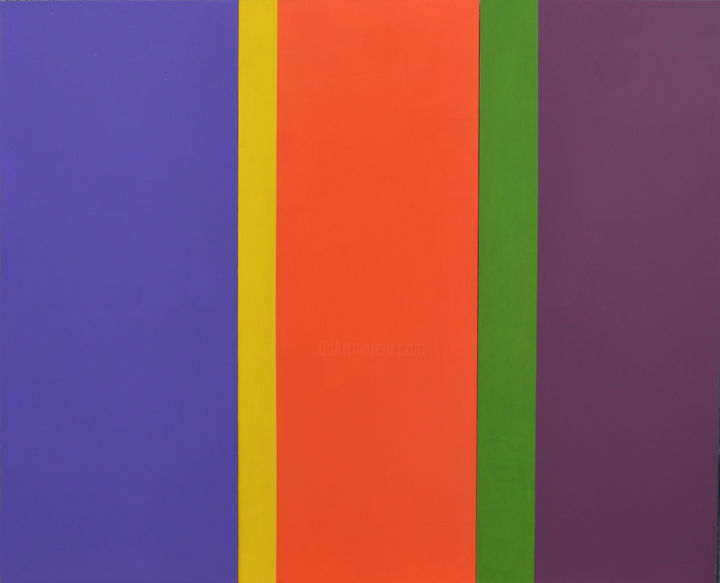 Pittura intitolato "Campo limite" da Raffaele Iannone, Opera d'arte originale, Acrilico