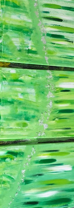 Malerei mit dem Titel "Wald" von Jasmine Müller, Original-Kunstwerk, Acryl