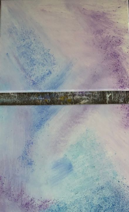 Malerei mit dem Titel "Gebirge" von Jasmine Müller, Original-Kunstwerk, Acryl
