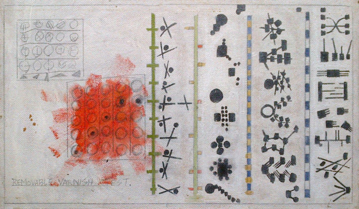 Painting titled "Removable Varnish T…" by Gerald Shepherd F.F.P.S., Original Artwork, Acrylic