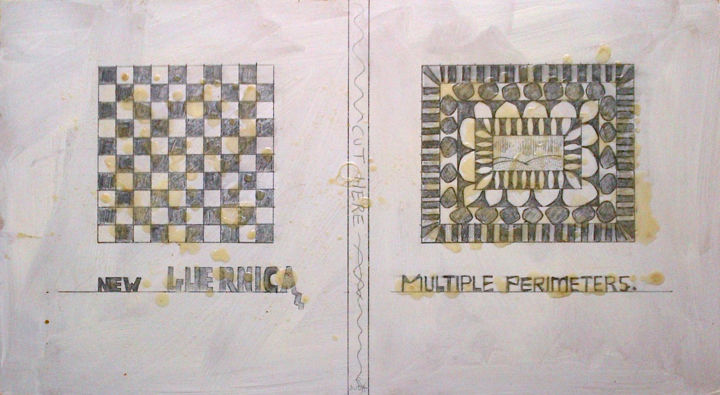 Painting titled "Duo Two" by Gerald Shepherd F.F.P.S., Original Artwork, Pencil