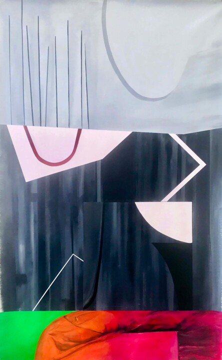 Painting titled "Ne me quitte pas" by Atelier P, Original Artwork, Acrylic