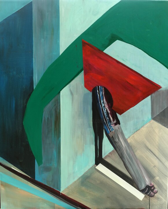 Painting titled "Who's wearing the p…" by Atelier P, Original Artwork, Acrylic