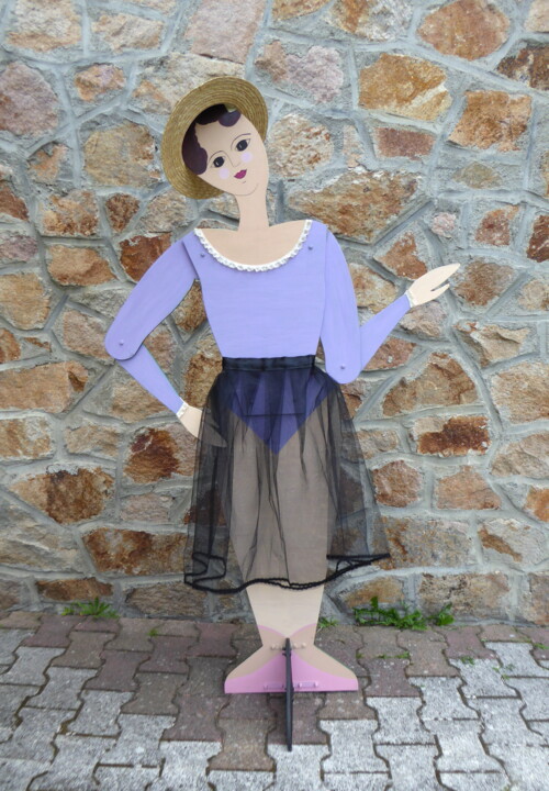 Artisanat intitulée "Paula" par Laure Barlet, Œuvre d'art originale