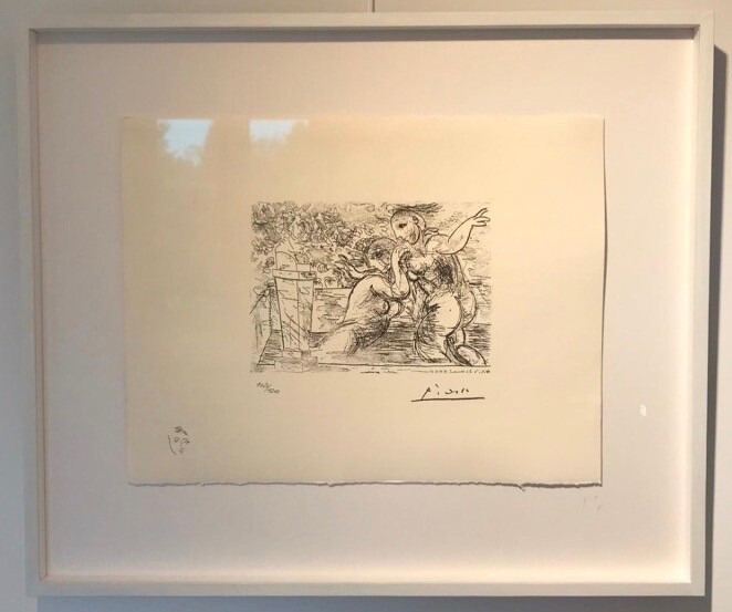 Printmaking titled "Suite Vollard plate…" by Pablo Picasso, Original Artwork, Lithography