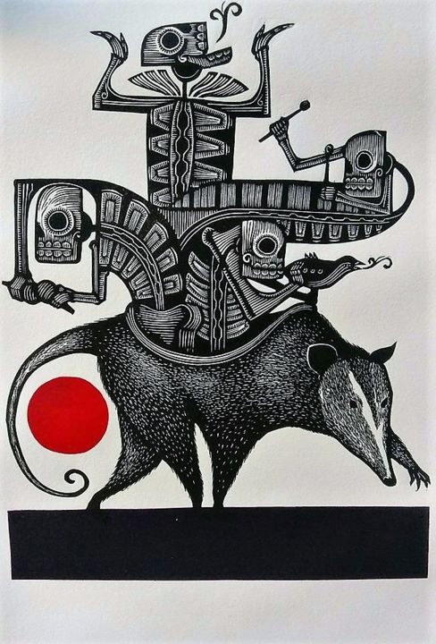 Printmaking,  22.1x15 in 