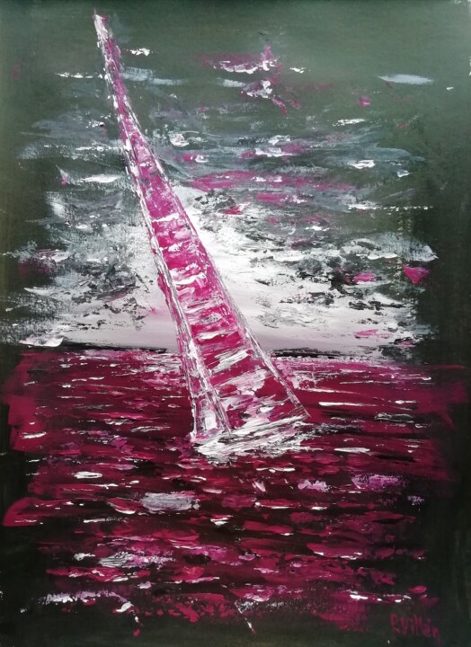 Y la invitación para cuándo? 绘画, 20.5x16.5 in
