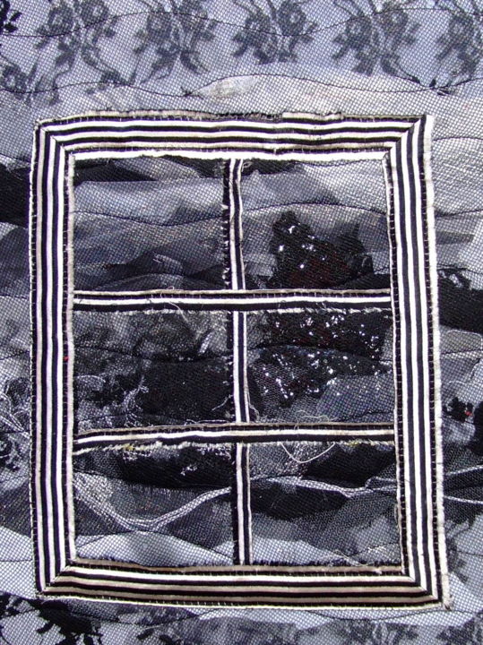 Fenêtre 1 纺织艺术, 20.9x16.9 in