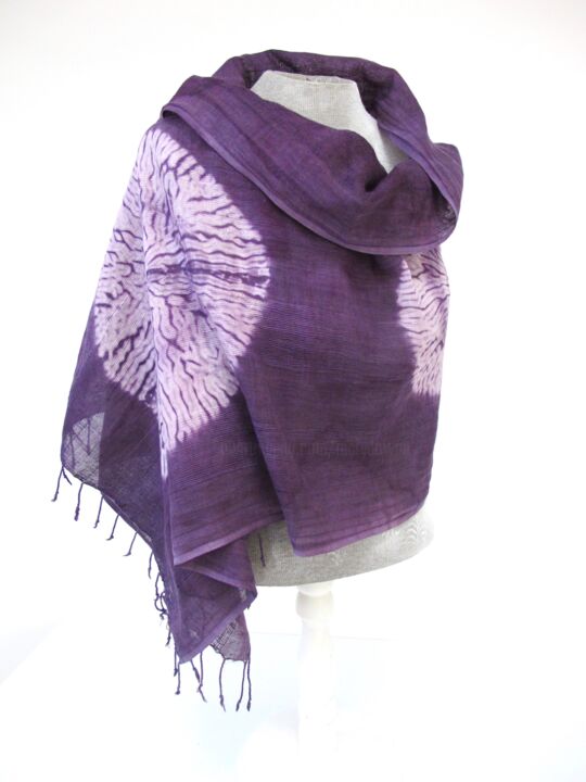 Linen Logwood Natural Dye 纺织艺术, 66x23 in