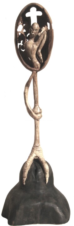 雕塑,  24.4x7.5 in 