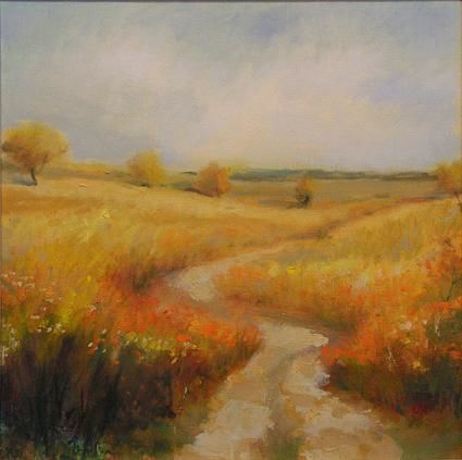 Painting titled "Way through the Pop…" by Tony Ignatov, Original Artwork, Oil