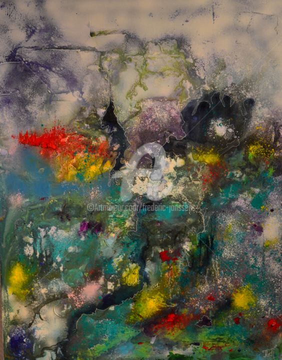 Peinture intitulée "Conception impressi…" par Frederic Janssens (Fredj), Œuvre d'art originale, Acrylique