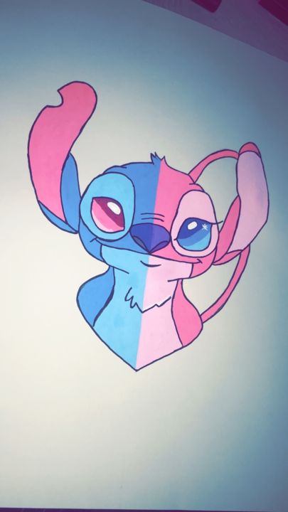 Dessin intitulée "Disney" par Lzi8313, Œuvre d'art originale, Papier