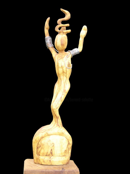 Dany - Danseuse africaine 雕塑, 18.1x7.5 in