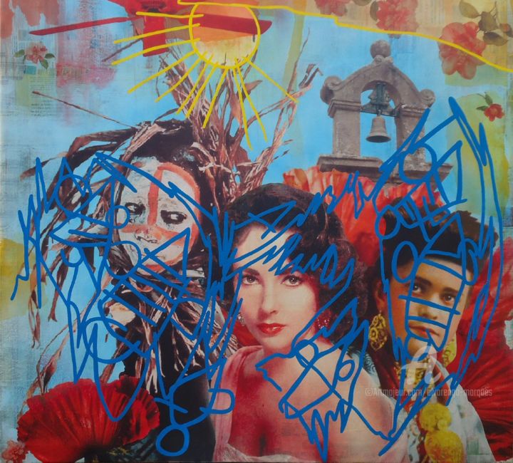 Ring my bell 绘画, 43.3x43.3 in