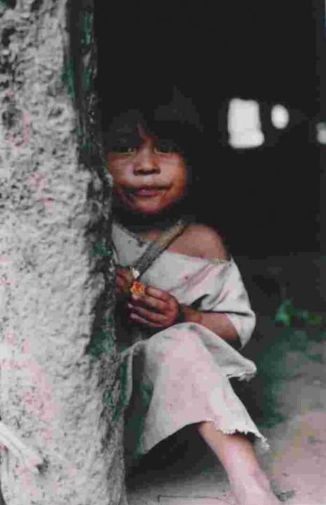 Photography titled "Fillette Kogi, Colo…" by Daube Chris, Original Artwork