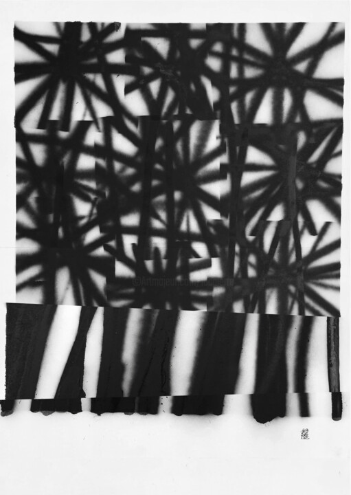 Peinture intitulée "BEFORE THE SKY" par Luc Pierre, Œuvre d'art originale, Bombe aérosol