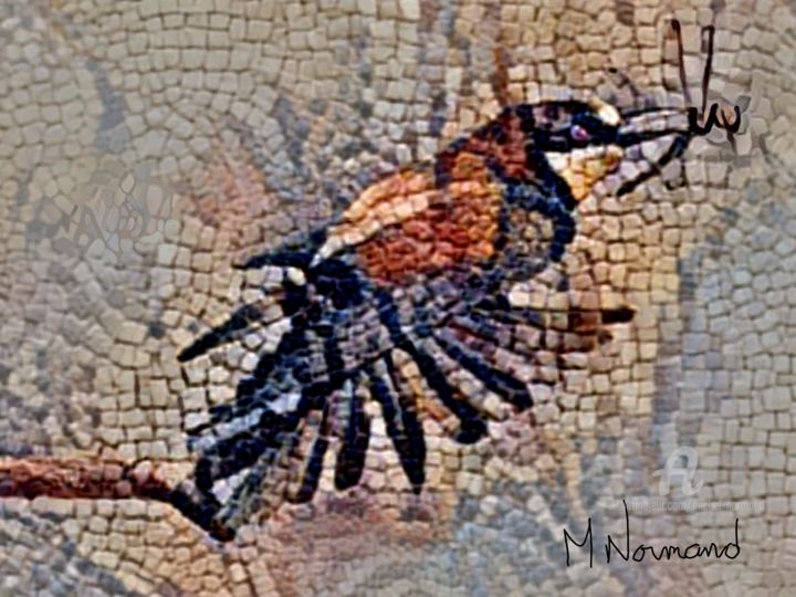 数字艺术 标题为“2019-08-28  Mosaïqu…” 由Michel Normand, 原创艺术品, 数字油画