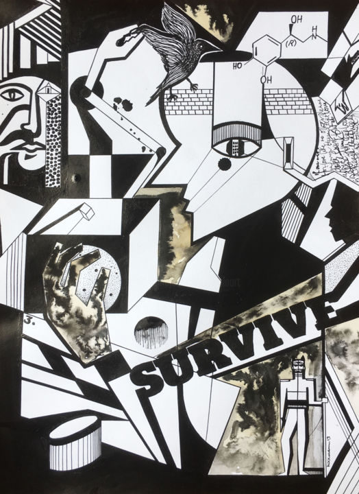 The Adrenaline Factor 图画, 16.5x11.6 in