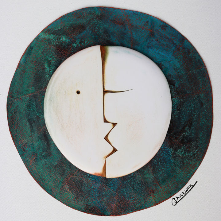 Sculpture titled "Love" by The King Arter, Original Artwork, Plastic Mounted on Wood Stretcher frame