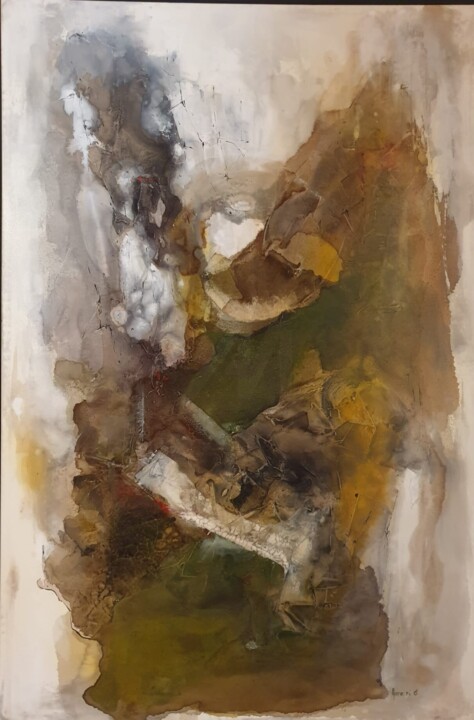 Pintura intitulada "Viridis" por Orianna Astolfi, Obras de arte originais, Acrílico