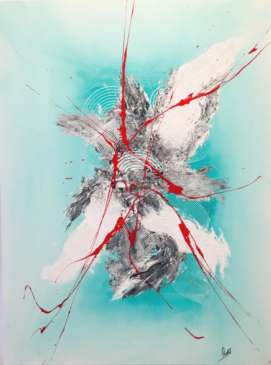 「MOUVEMENT」というタイトルの絵画 Rick Smithによって, オリジナルのアートワーク, アクリル