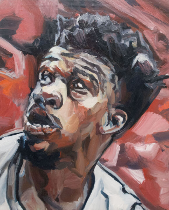 The player 绘画, 24x19.7 in