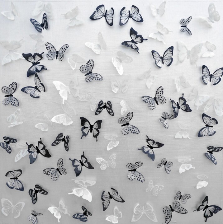 Butterfly Park 雕塑, 25x25 in