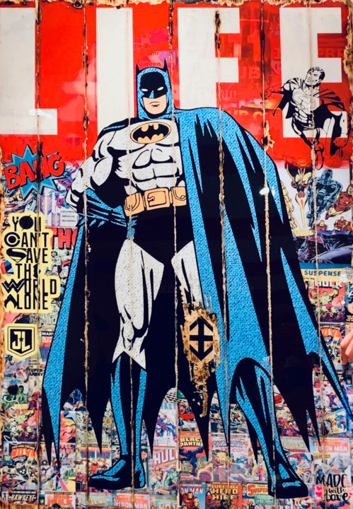 Batman 80th Anniversary 拼贴, 47.2x31.5 in