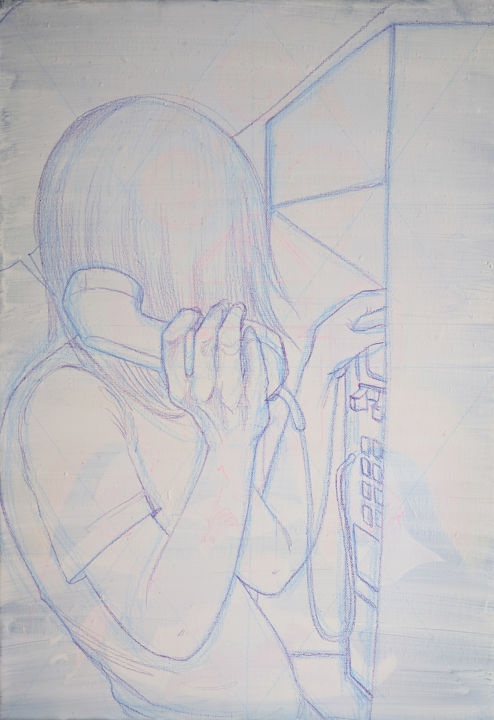 Tied Lines 1 绘画, 20x14 in