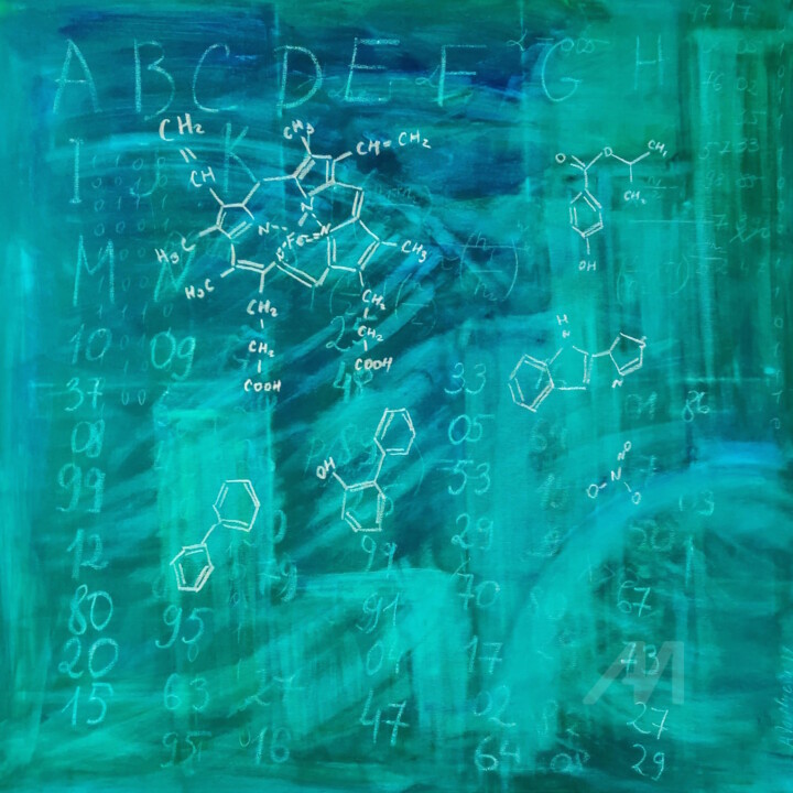 绘画,  39.4x39.4 in 