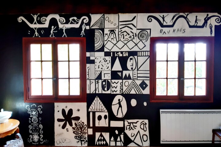 Peinture intitulée "Peinture murale" par Lalie, Œuvre d'art originale, Acrylique