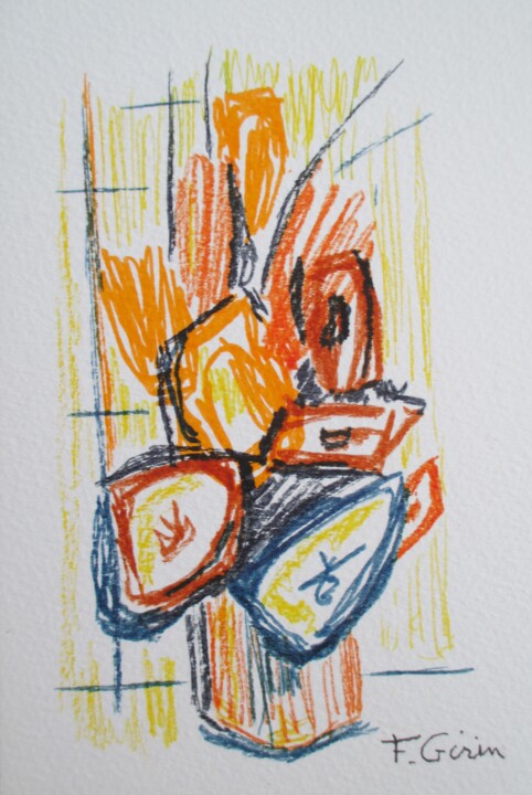 图画,  5.9x3.9 in 