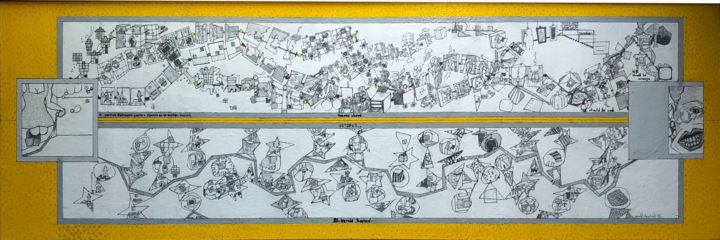 Drawing titled "A Positive Entropy…" by Gerald Shepherd F.F.P.S., Original Artwork, Pencil