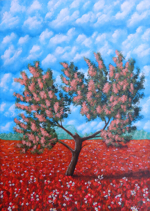 Painting,  18.5x13.2 in 