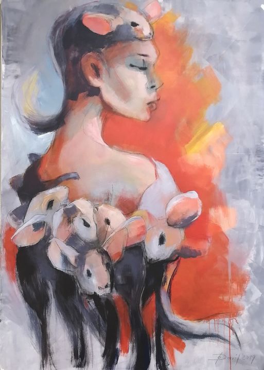 Priceless cloak 绘画, 55.1x39.4 in