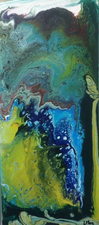 Peinture intitulée "Serenity" par Laurent Magrez (LMag), Œuvre d'art originale, Acrylique Monté sur Châssis en bois