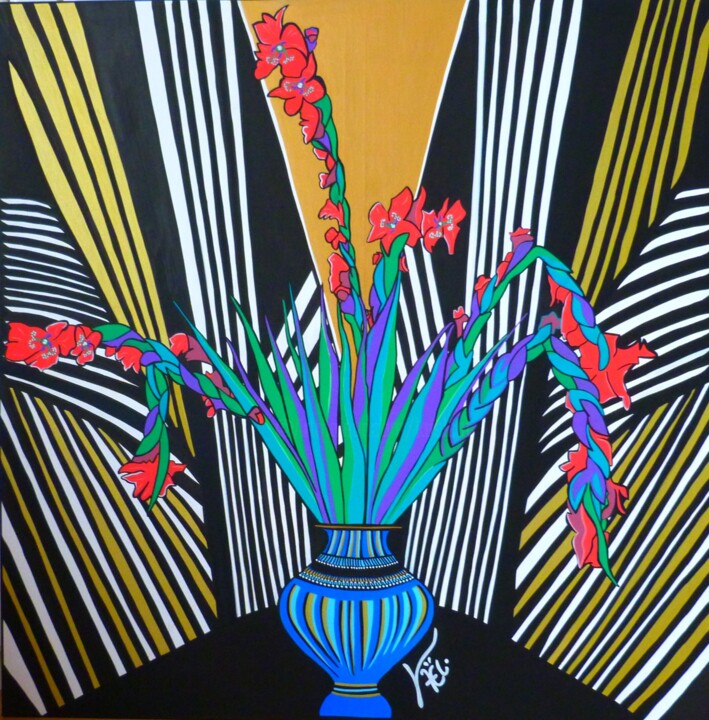 Les Décadents 绘画, 39.4x39.4 in