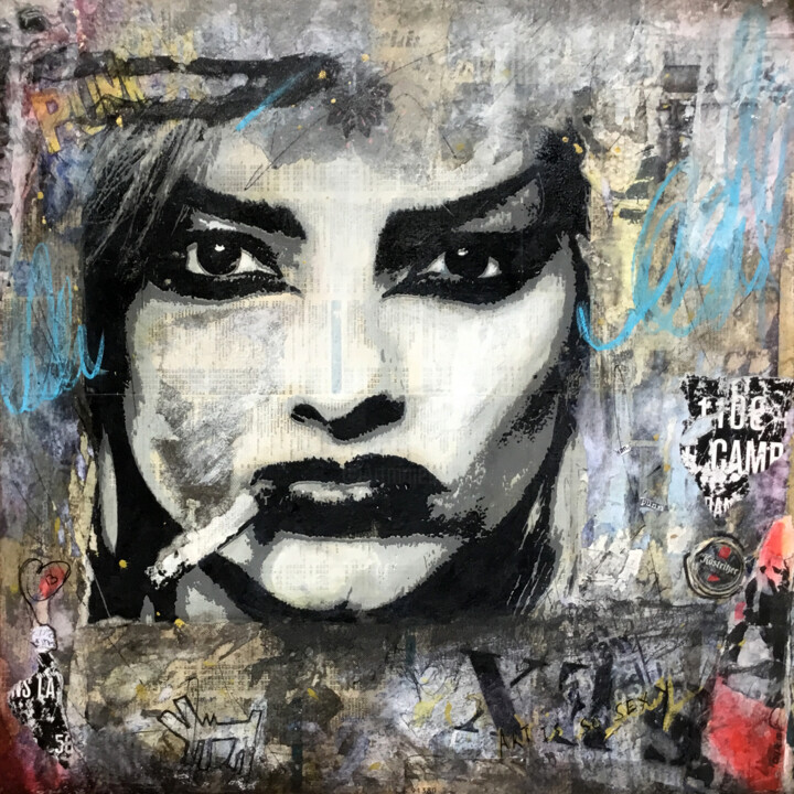 NINA H 01 印花与版画, 15.8x15.8 in