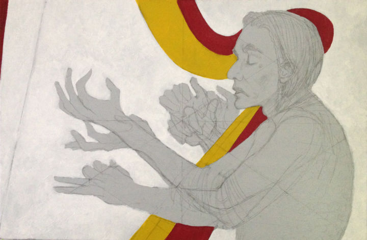 The Harpist 4 绘画, 24x36 in