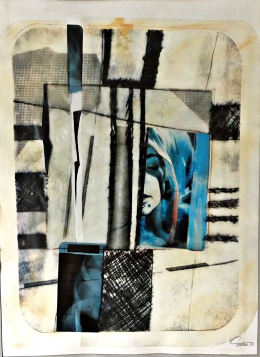 Printmaking titled "Morfil Medicolegal…" by Bertrand Tardieu, Original Artwork, Collages