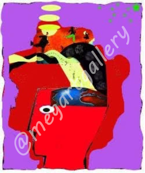 Painting titled "Η σοφία των λαών" by Zakharoula Mpogkart, Original Artwork, Acrylic