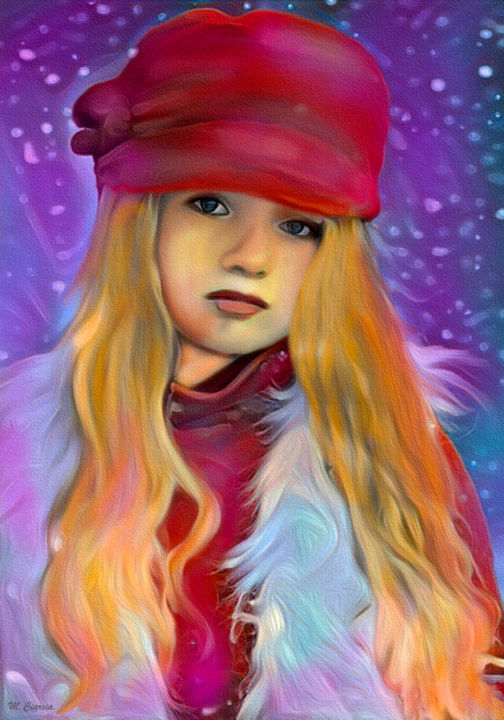 "Cappellino rosso" başlıklı Dijital Sanat Marco Ciarciaglino tarafından, Orijinal sanat, Dijital Resim