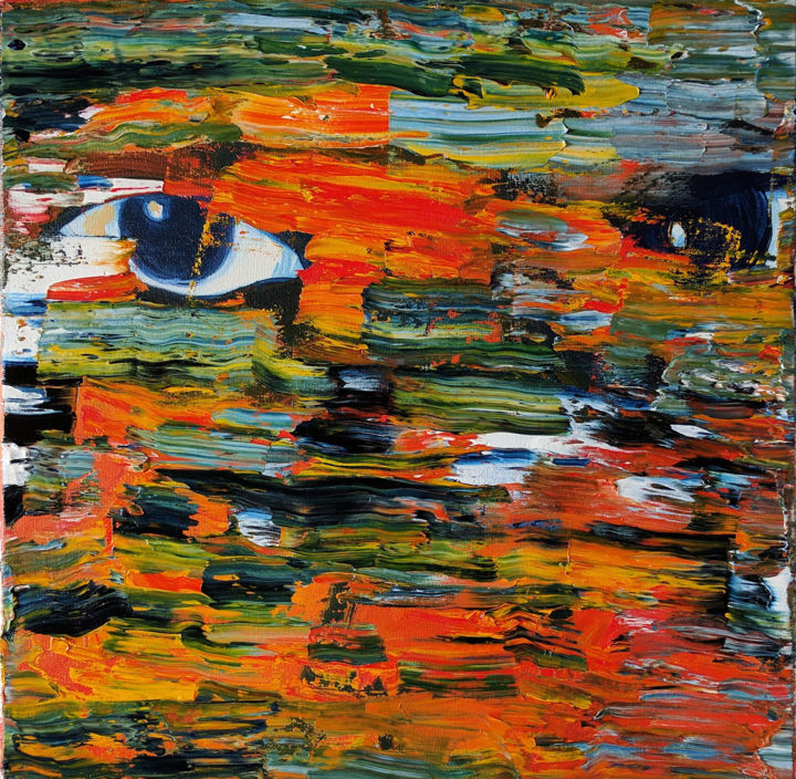 "Glare" başlıklı Tablo Oberlin The Artist tarafından, Orijinal sanat, Petrol
